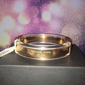 Michael Kors Rose Gold Hinge Bracelet
